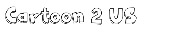 Cartoon 2 US font preview